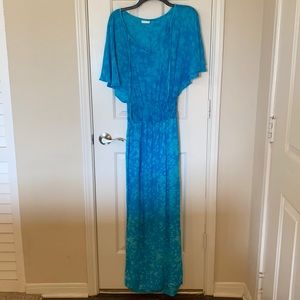 ISO Indah salt tie dye blue maxi dress